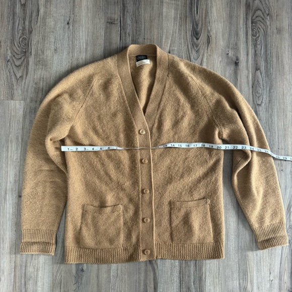 Vintage Brooks Brothers Camel Hair Cardigan - Picture 8 of 15